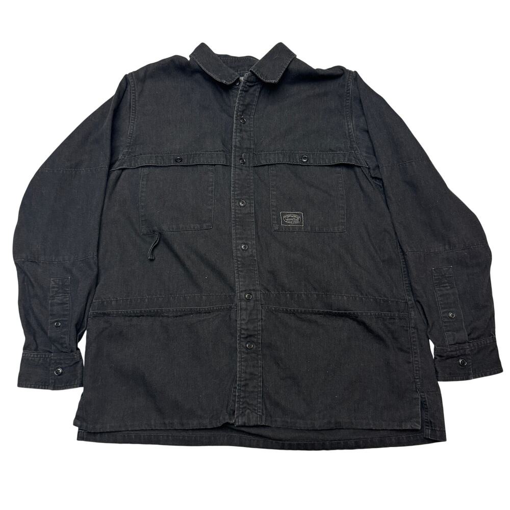 Snow Peak Takibi Light Denim Utility Shirt Men's Large Button Up Gorpcore